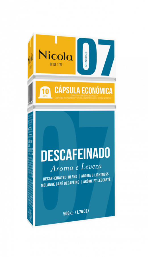 Café Cápsulas Nicola Descafeínado 10 Un