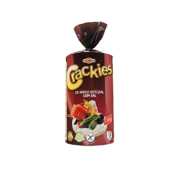 Tortitas Arroz Caçarola Crackies com Sal 130 G