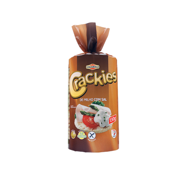 Tortitas Milho Caçarola Crackies com Sal 130 G