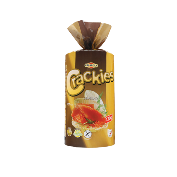 Tortitas Milho Caçarola Crackies sem Sal 130 G