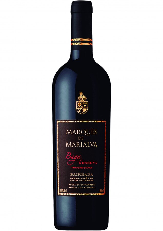 Vinho Tinto Bairrada Marquês deMarialva Baga Reserva 75 Cl