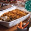 Grão com Bacalhau, Grelos e Crumble de Broa- Para 2 Pessoas