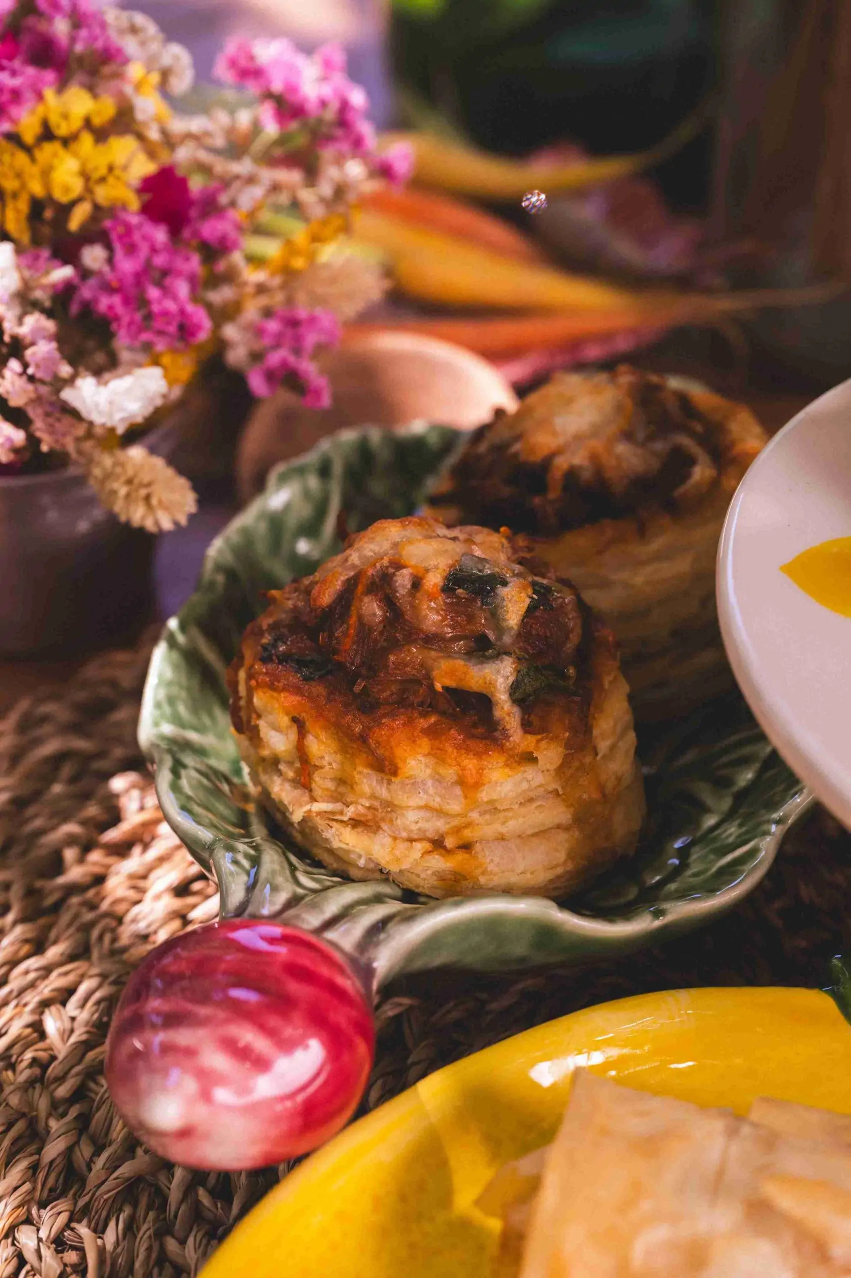 Vol au Vent de Pato e Espinafres - para 2 Pessoas