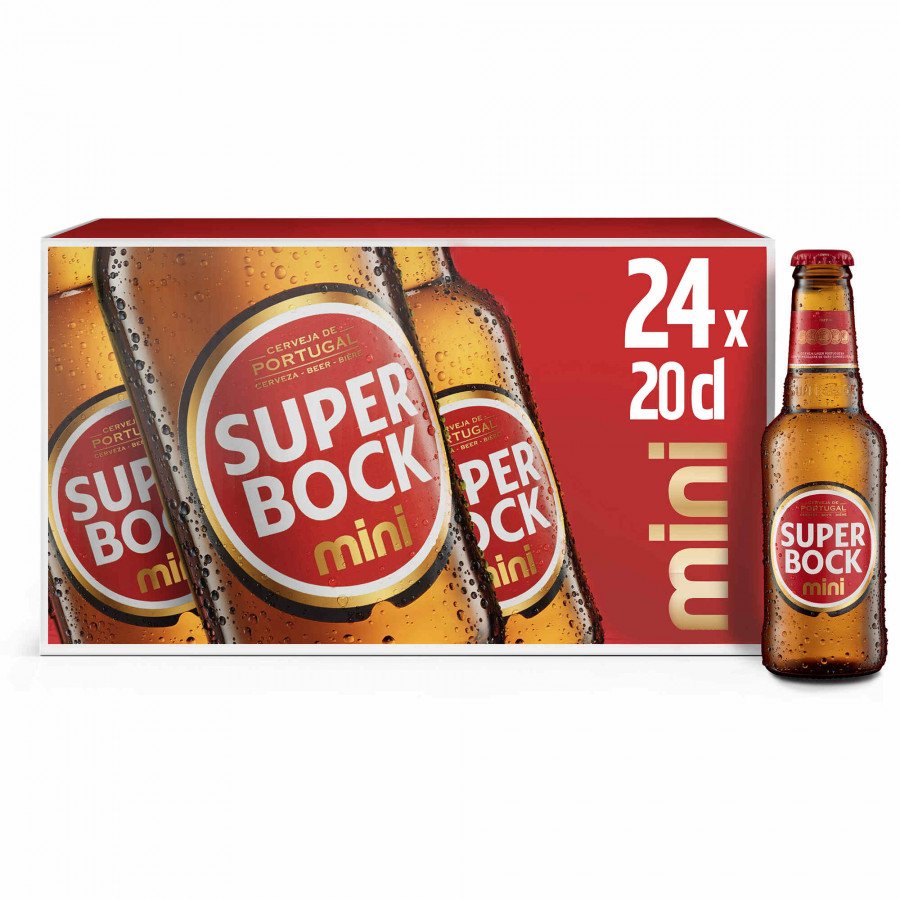 Cerveja com Álcool Super Bock 24 x20 Cl Tara Perdida