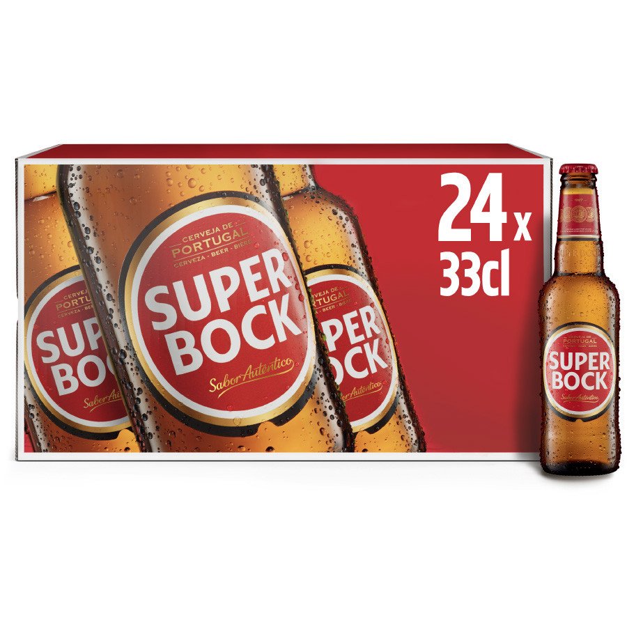 4132bf93d2901ef631fb079192a8a13d.jpg Cerveja com Álcool Super Bock 24 x 33 Cl Tara Perdida