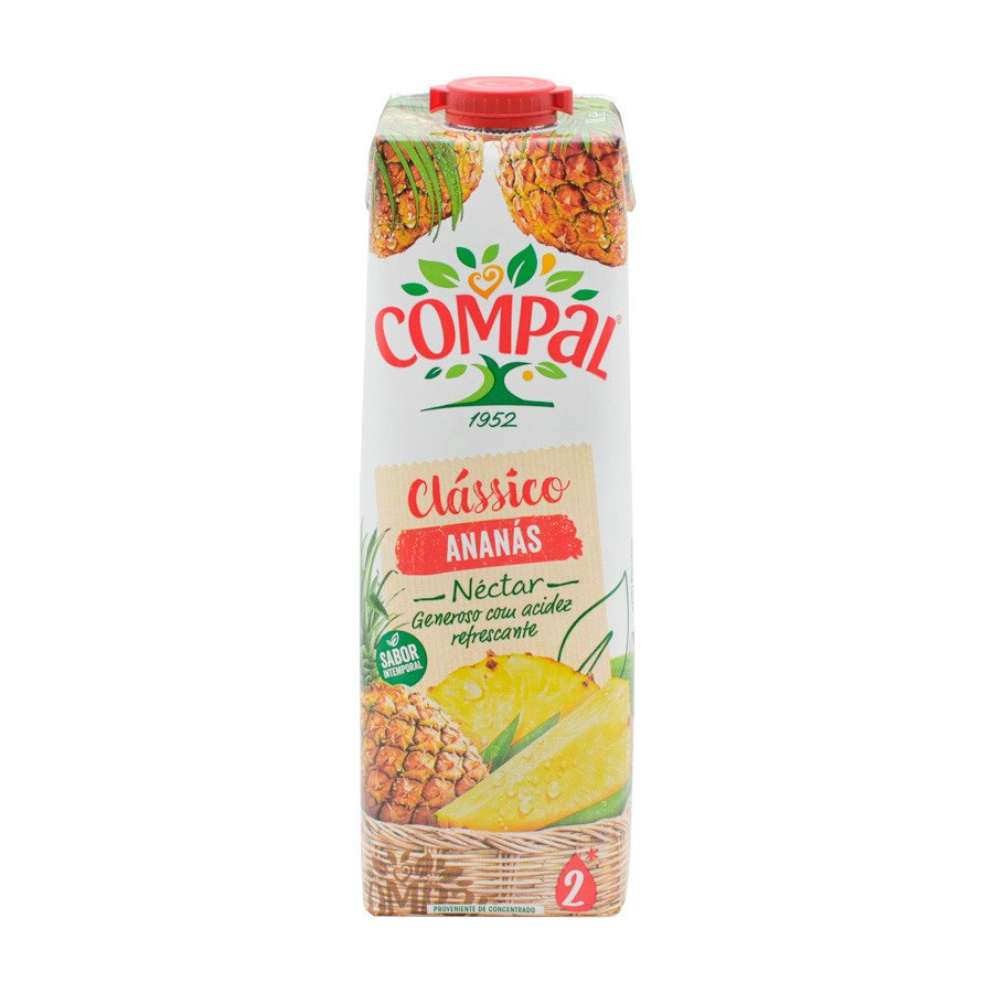 Néctar Compal Clássico Ananás 1Lt TetraPack