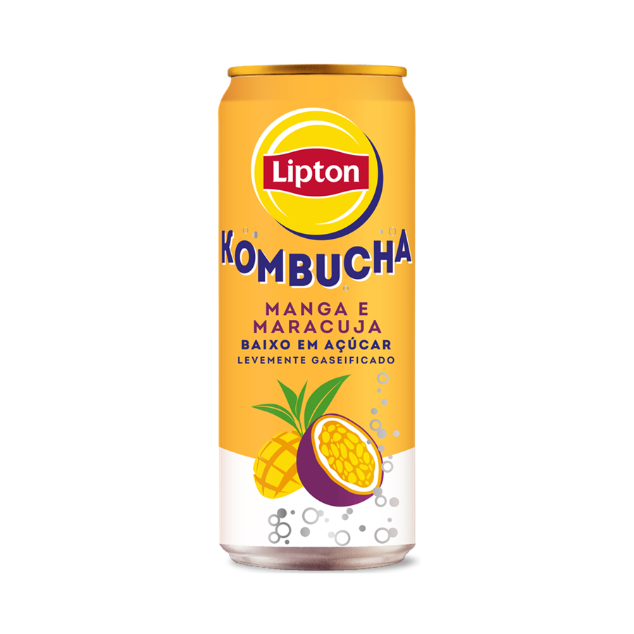 Lipton Kombucha Manga / Maracujá Lata33Cl