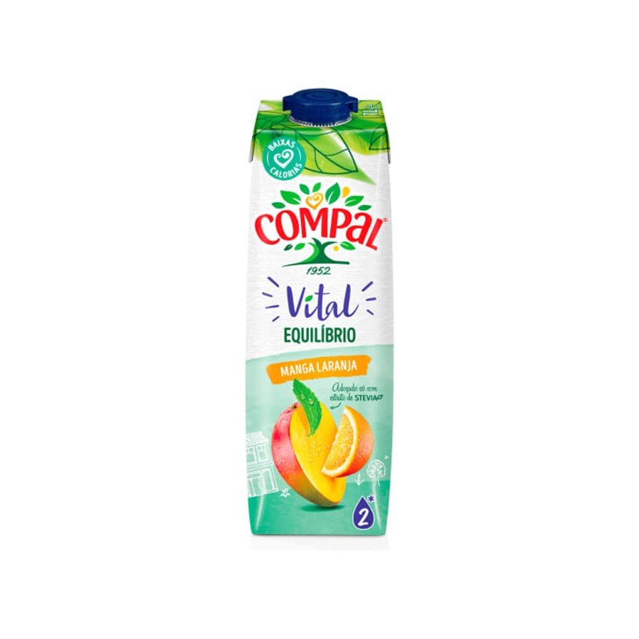 Sumo Compal Vital Manga Laranja 1Lt TetraPack