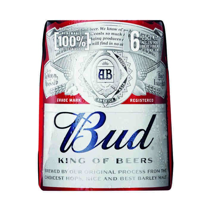 Cerveja com Álcool Budweiser 25 Cl
