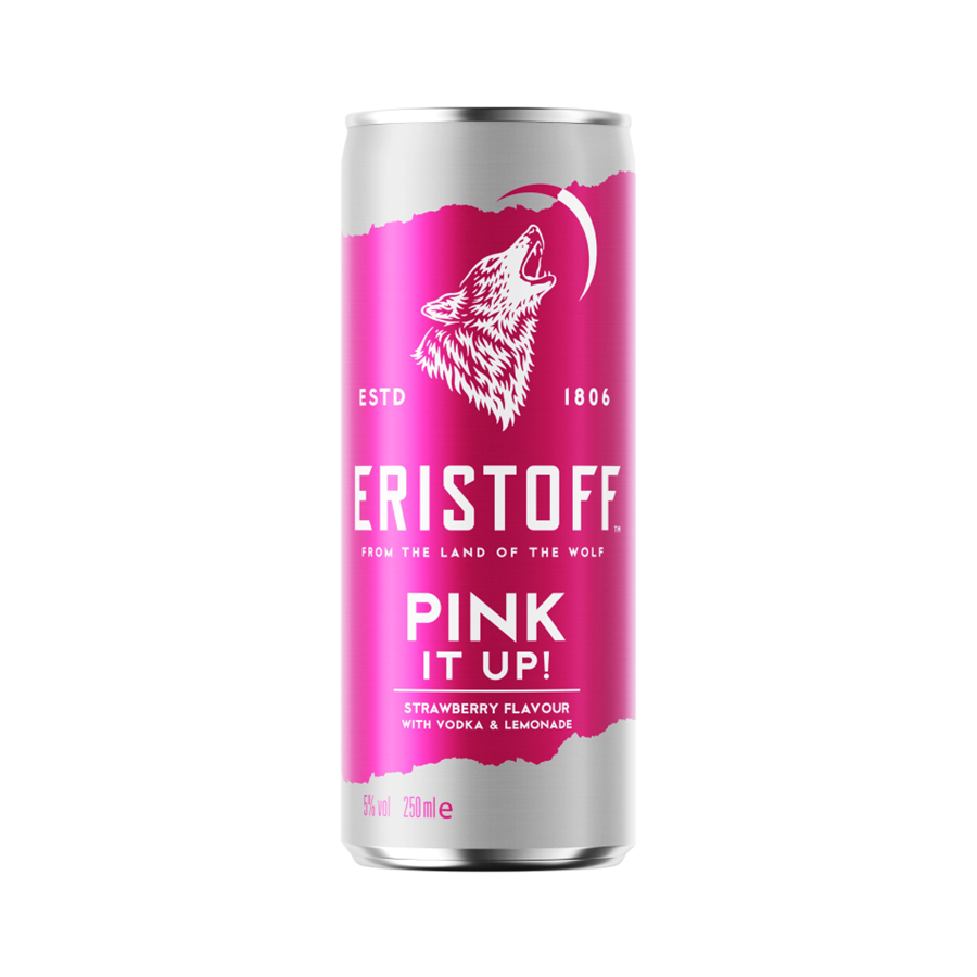 Vodka Eristoff Pink It Up Rtd Lata 25 Cl