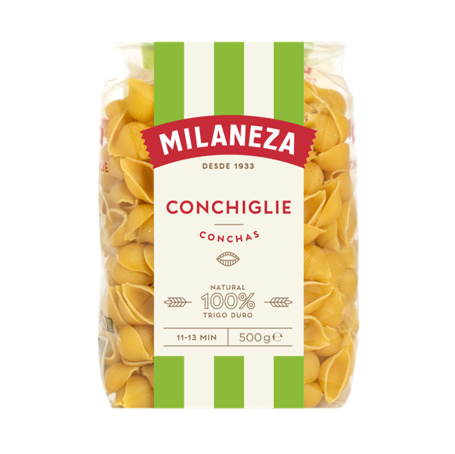 Massa Conchas Milaneza 500 G