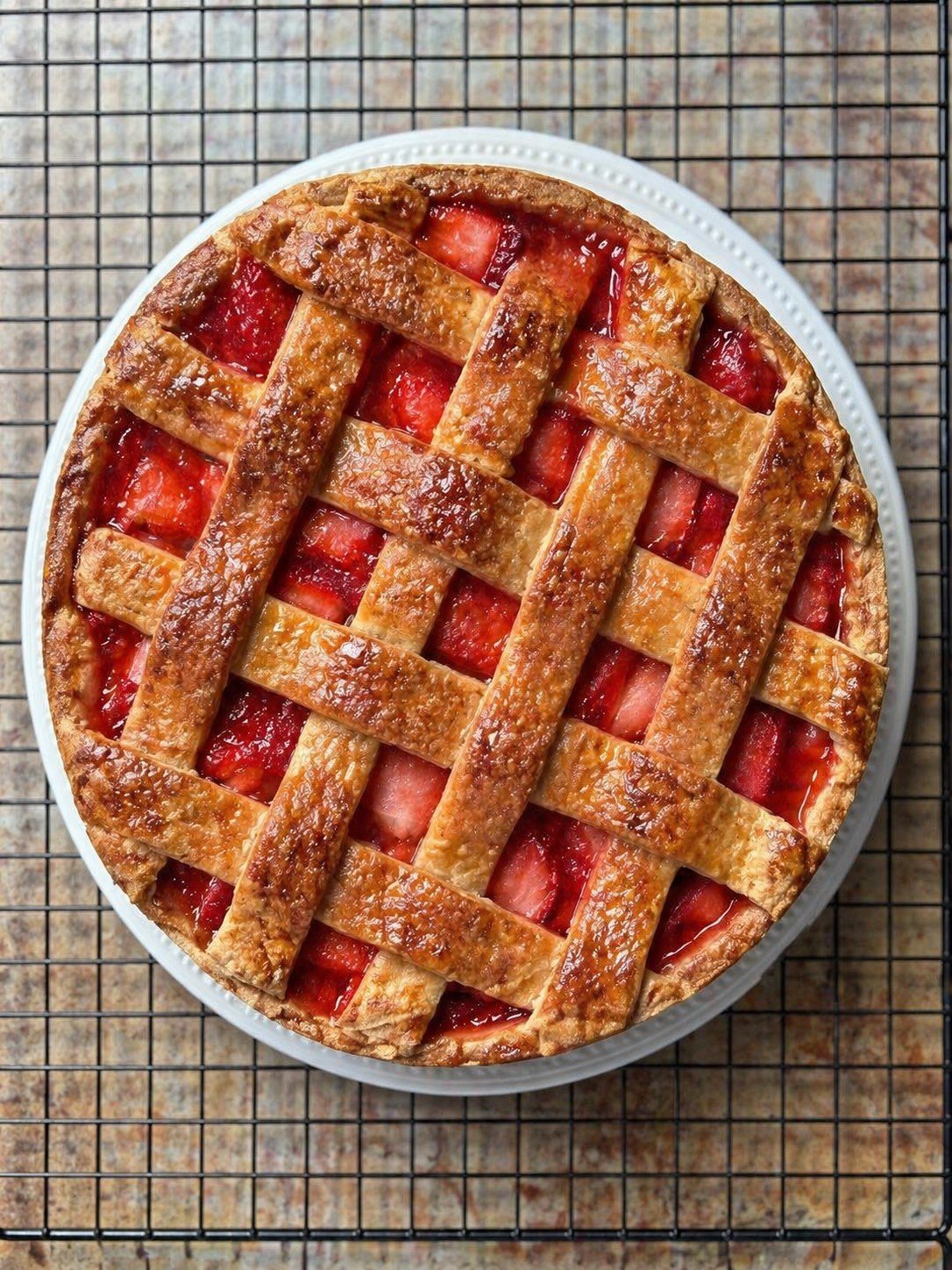 Tarte de Morango - Artesanal - Bakes & Blends