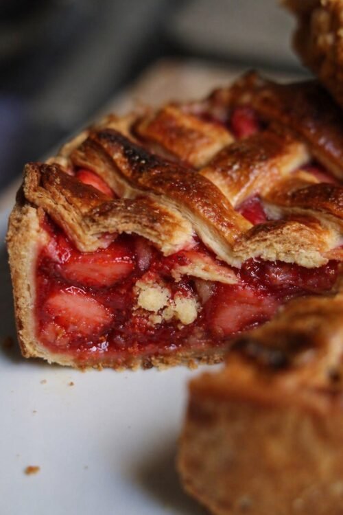 Tarte de Morango - Artesanal - Bakes & Blends